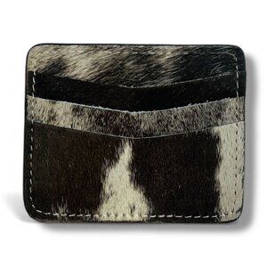 Cowhide Tooled Card Wallet – Western Prairie Style